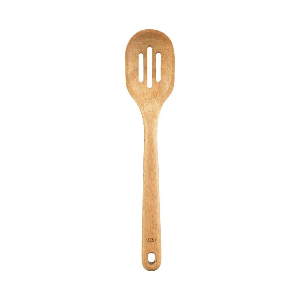 Wooden Slotted Spoon H6