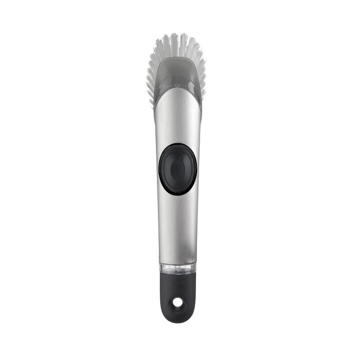 Steel Soap Dispensing Dish Brush E7
