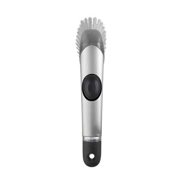 Steel Soap Dispensing Dish Brush E7