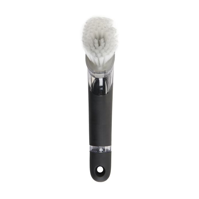 Steel Soap Dispensing Dish Brush E7