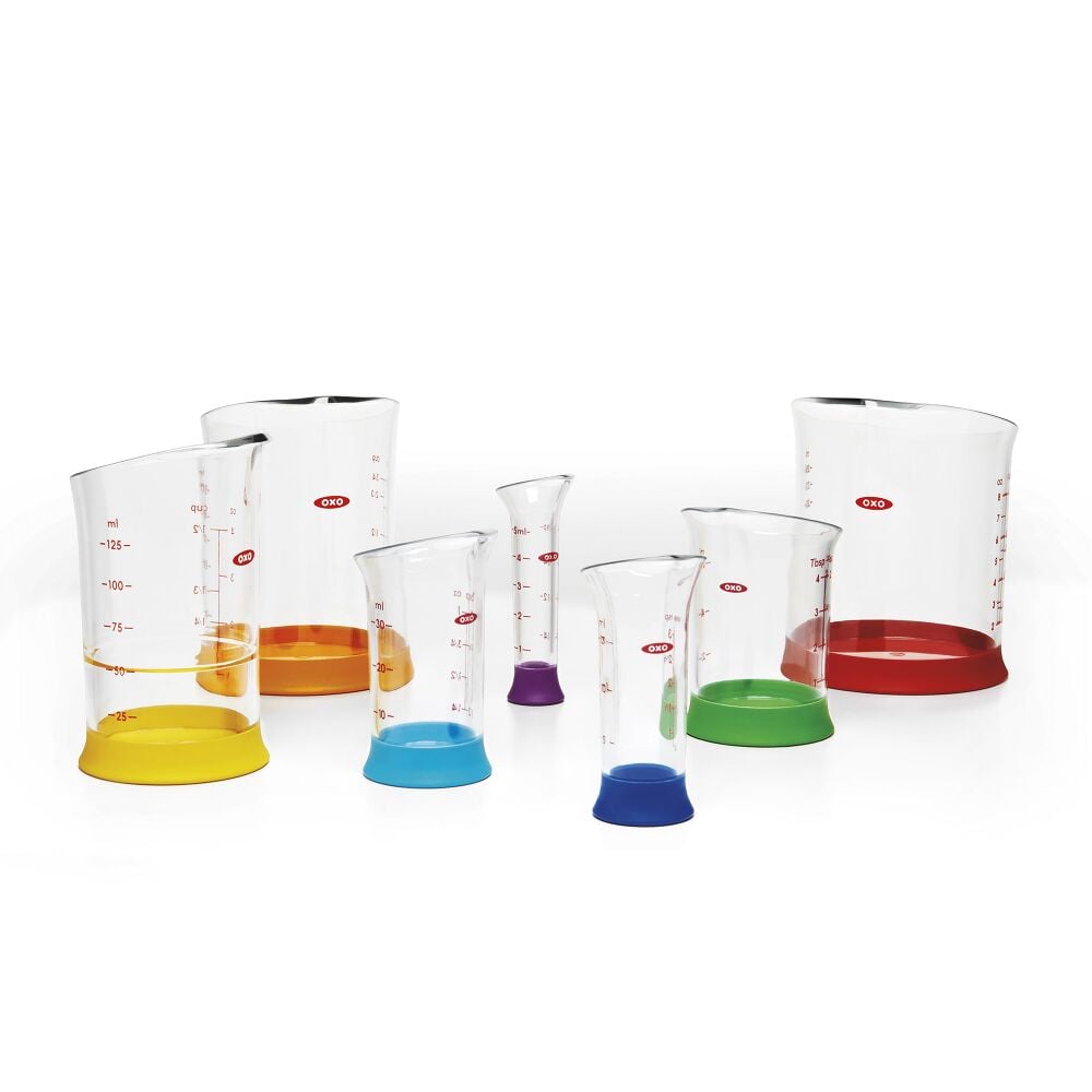 7 Piece Liquid Measuring Beaker Set Q5
