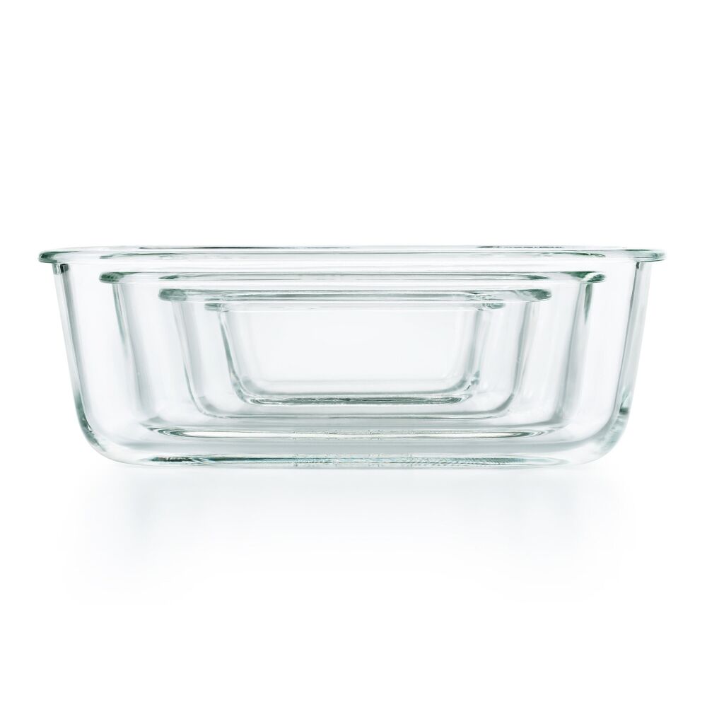Smart Seal 3.5 Cup Glass Rectangle Container - Teal K7