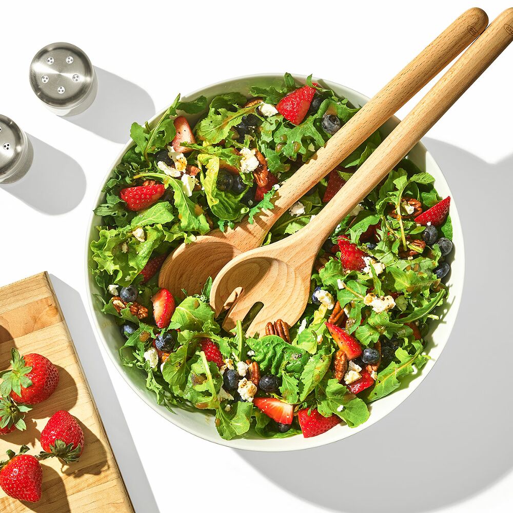 Beechwood Salad Servers – 2-Piece Set W0