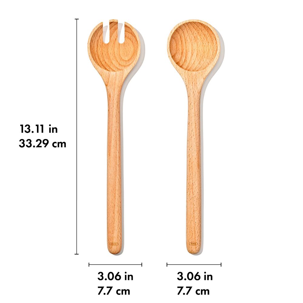 Beechwood Salad Servers – 2-Piece Set I0