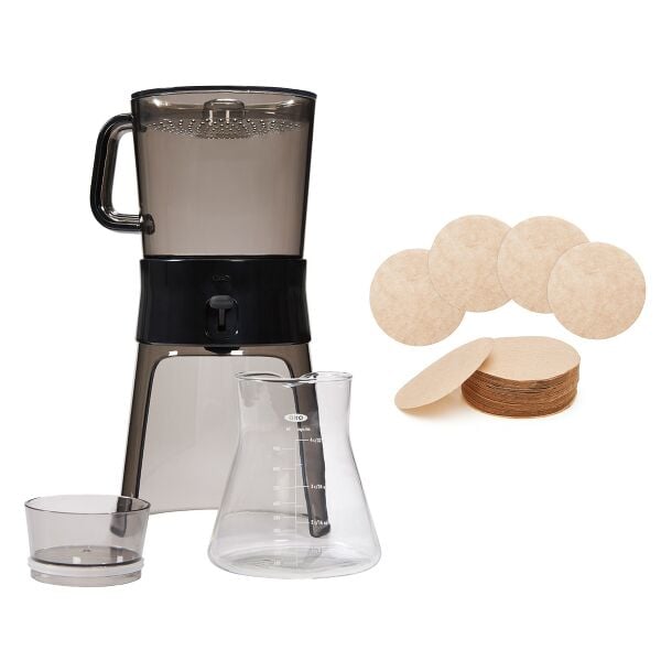 Cold Brew Coffee Maker & Cold Brew Coffee Maker Paper Filters Bundle Z2