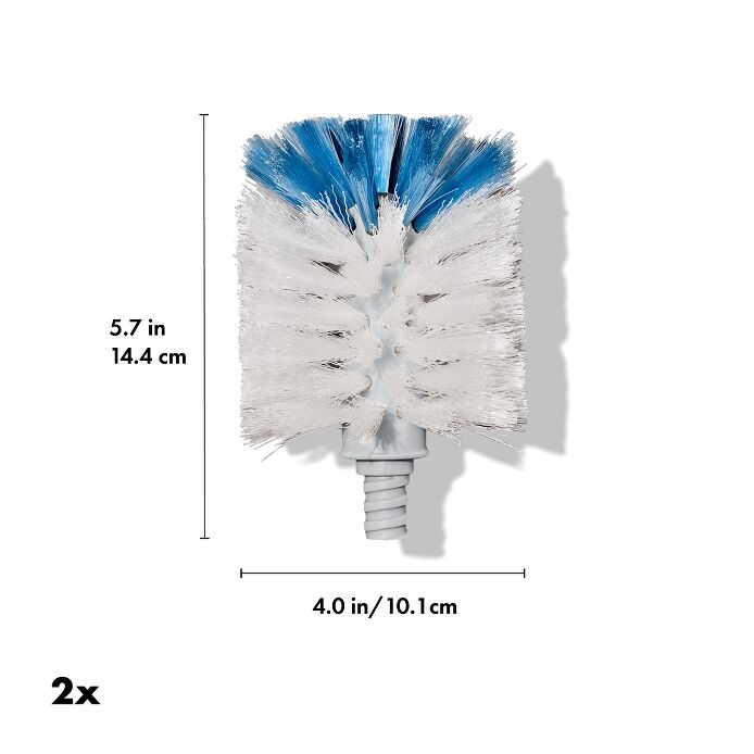 Stainless Steel Bottle Brush Refill - 2 Pack L4