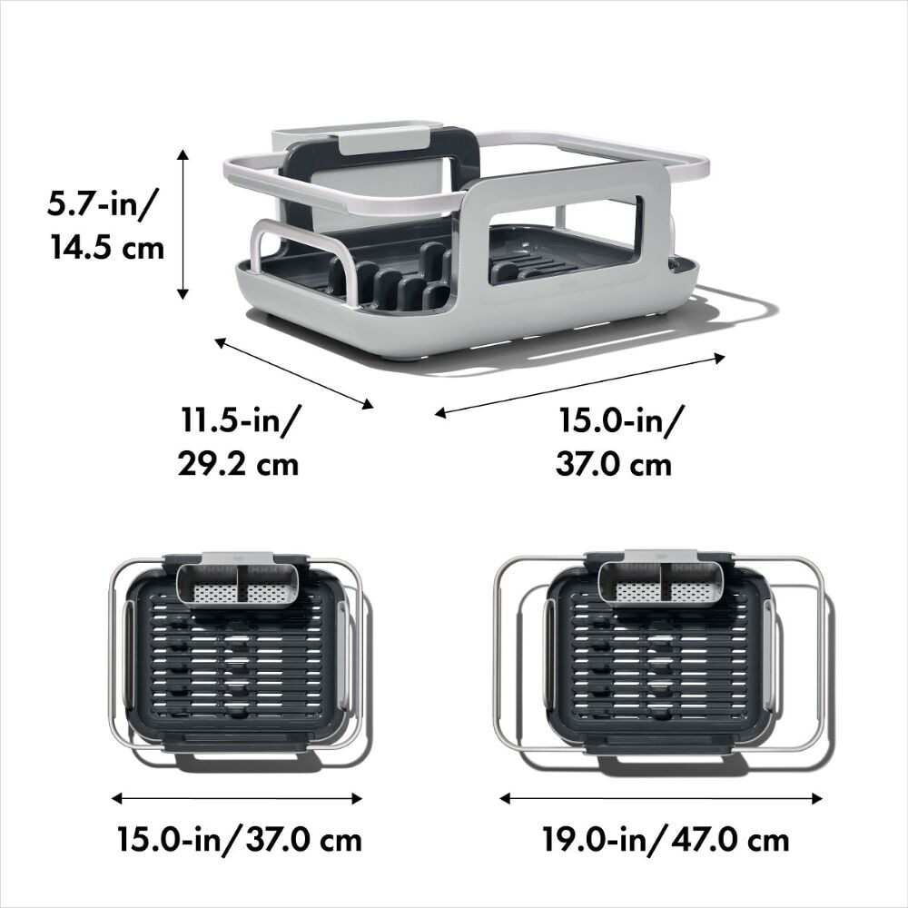 Over-the-sink Aluminum Dish Rack F9