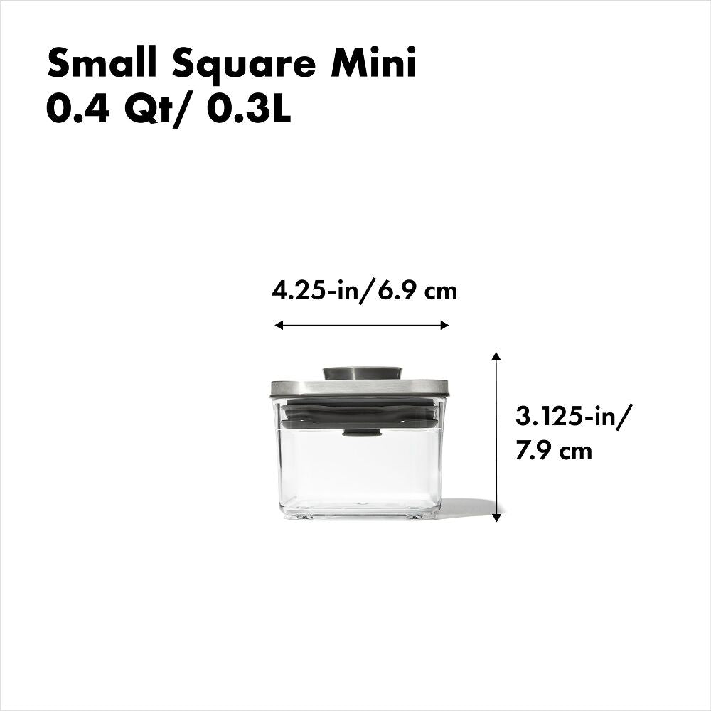 POP Container - Small Square Mini (0.4 Qt.) T9