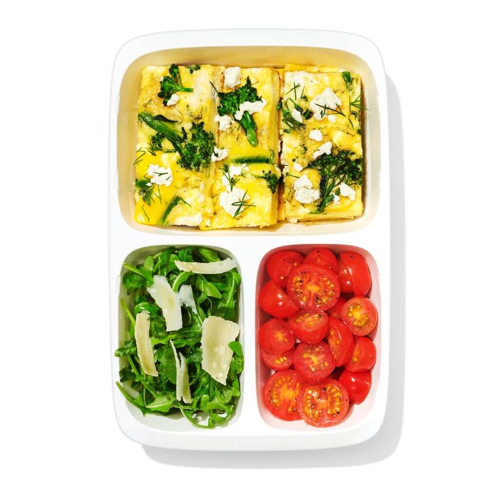 Prep & Go 4.1-Cup Divided Container - Ocean Blue E7