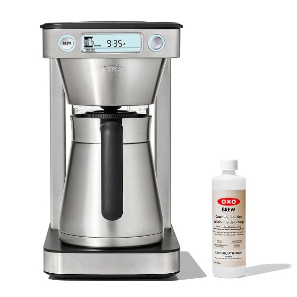 12-Cup Coffee Maker with Podless Single-Serve Function & Descaling Solution Bundle B0