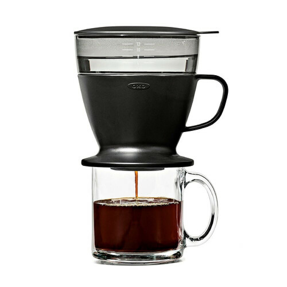 Pour Over Coffee Maker with Water Tank - Matte Black Z3