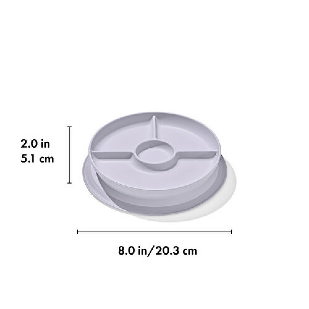 Stick & Stay Suction Divided Plate U1