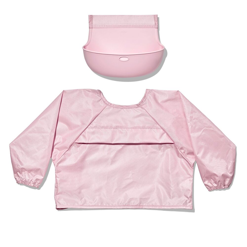 Sleeved Roll-Up Bib - Blossom M0