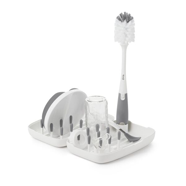 On-the-Go Drying Rack with Bottle Brush S7