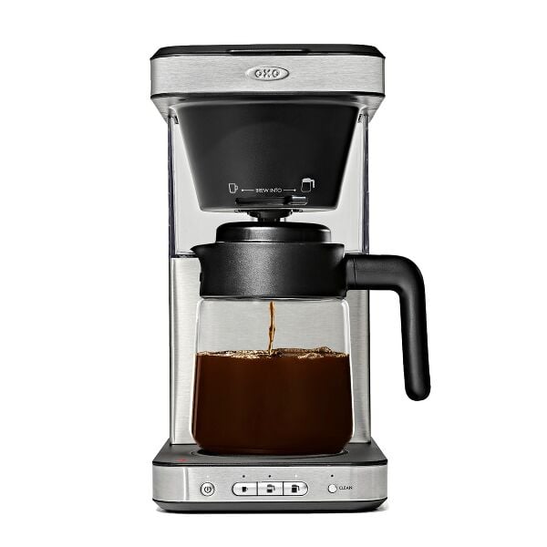 8-Cup Coffee Maker with Podless Single-Serve Function and Glass Carafe E3