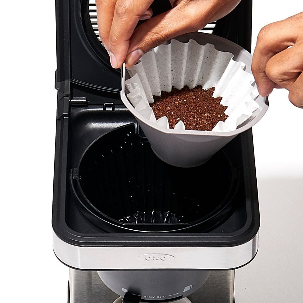 8-Cup Coffee Maker with Podless Single-Serve Function and Glass Carafe E3