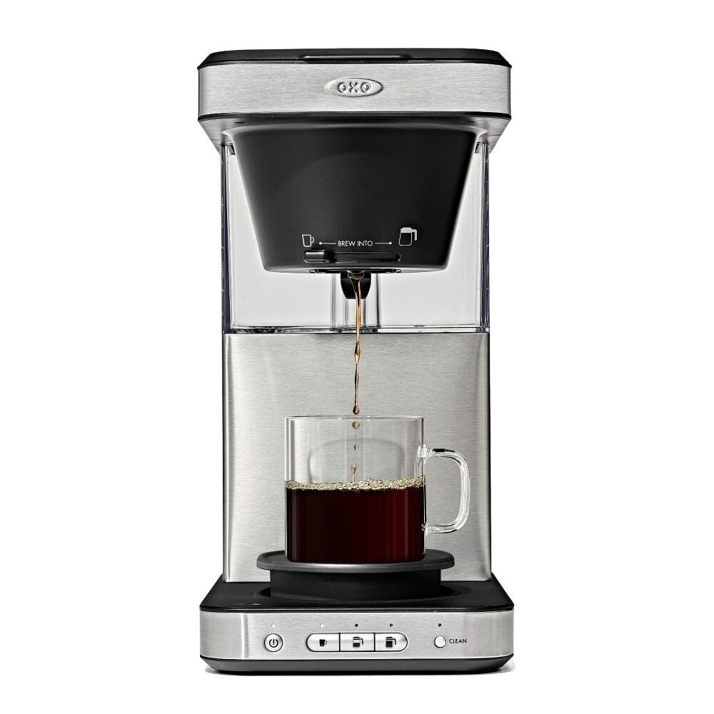 8-Cup Coffee Maker with Podless Single-Serve Function and Glass Carafe E3