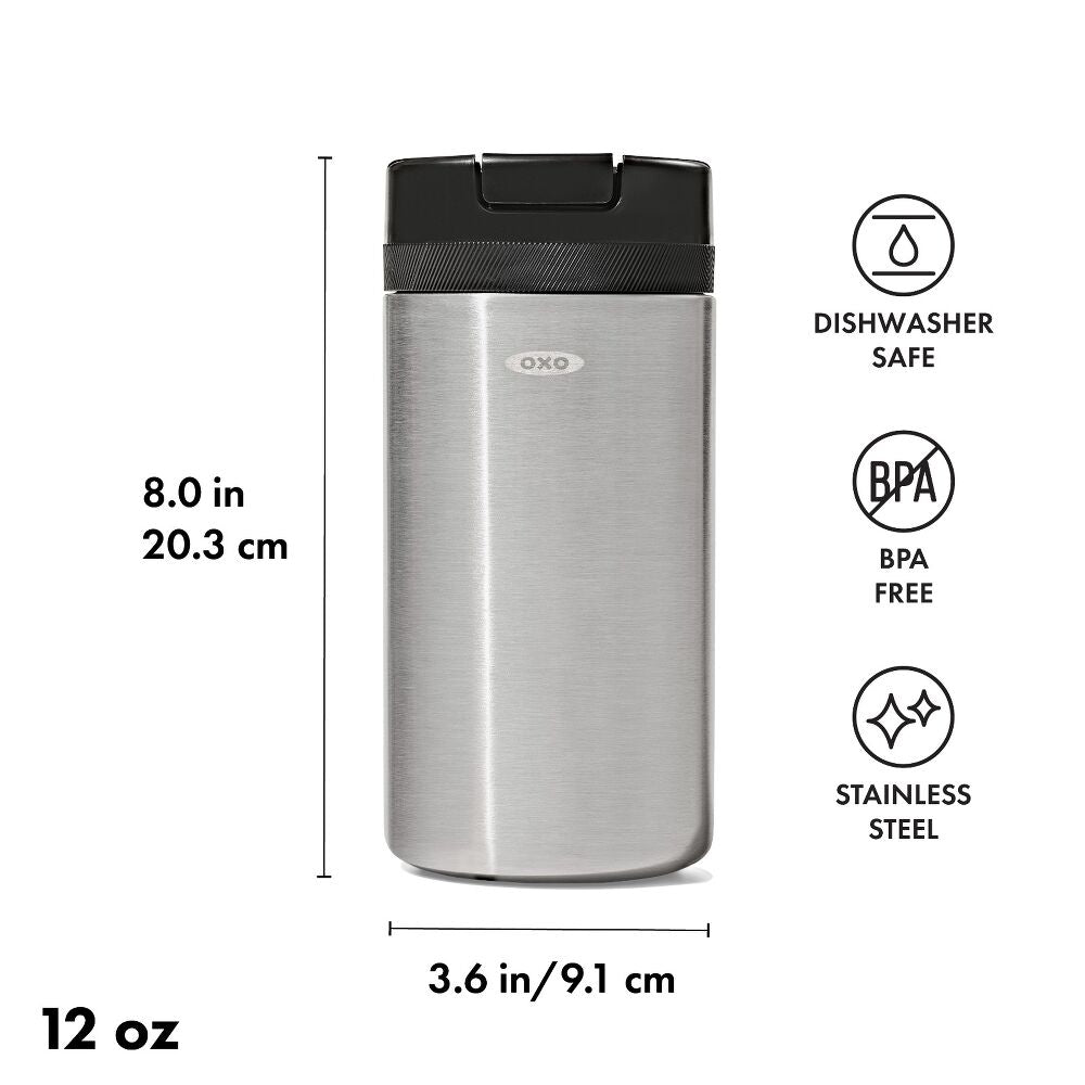 12oz Stainless Steel Coffee Storage Container D1