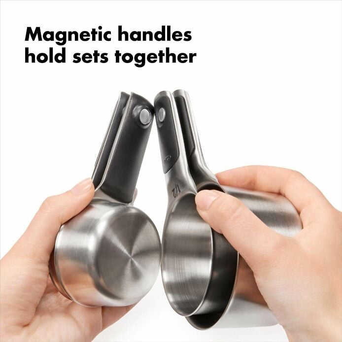 Stainless Steel Measuring Cups and Spoons Set W1