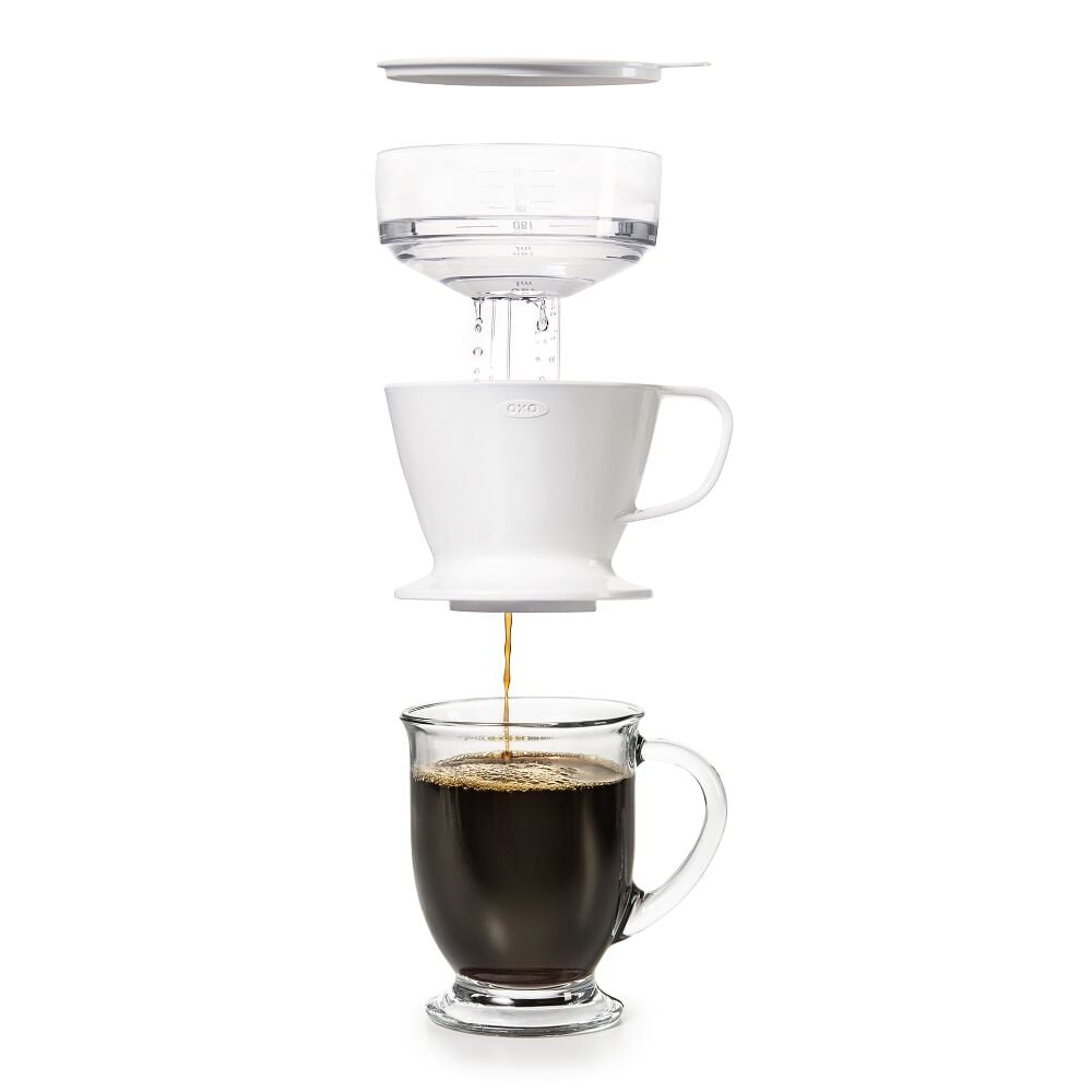 Pour-Over Coffee Maker with Water Tank P9