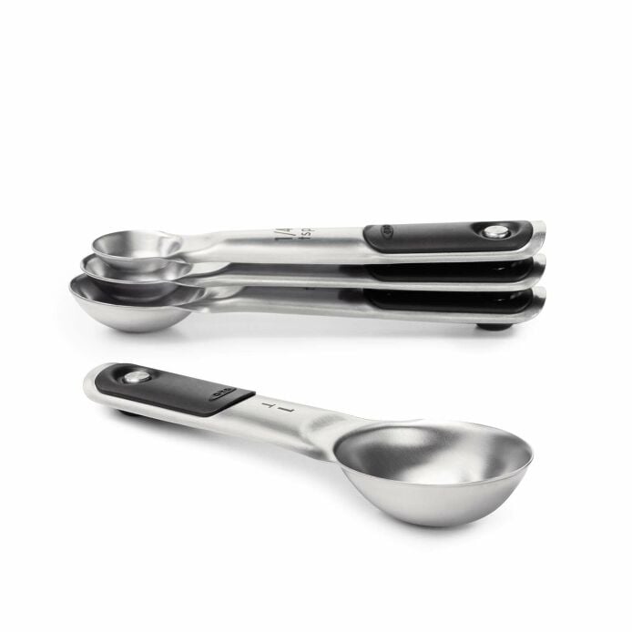 Stainless Steel Measuring Cups and Spoons Set W1