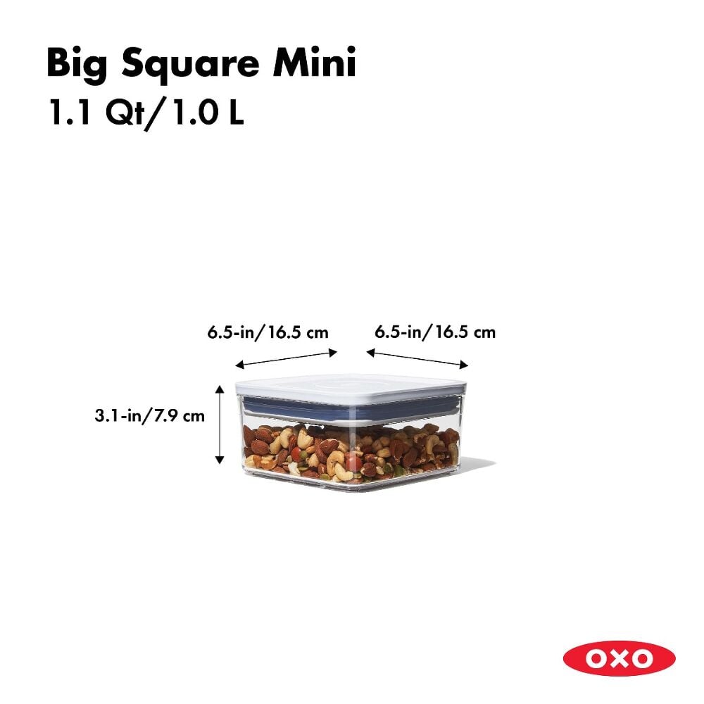 POP Container - Big Square Mini (1.1 Qt.) T8