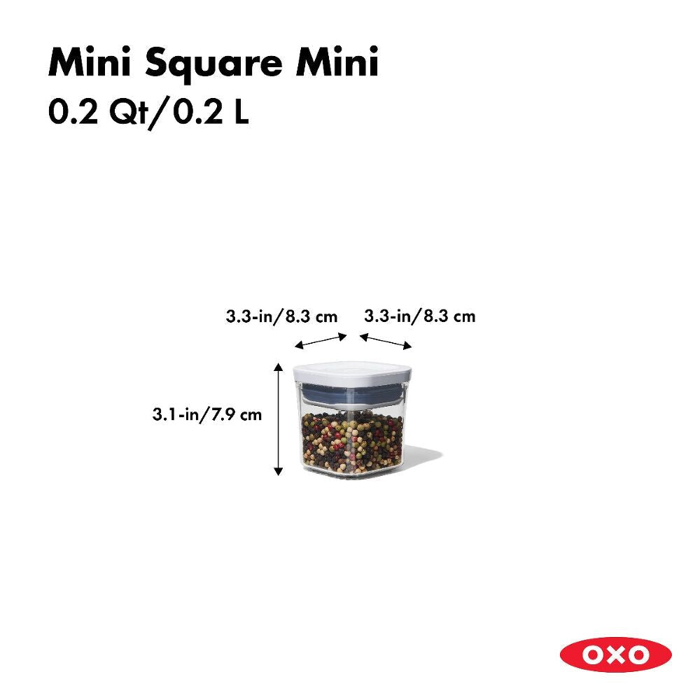 POP Container - Mini Square Mini (0.2 Qt.) M8