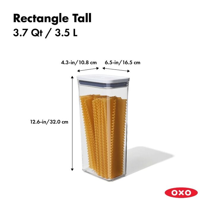 POP Container - Rectangle Tall (3.7 Qt.) K6