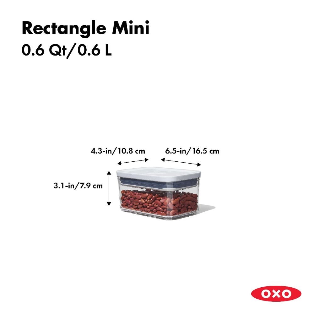 POP Container - Rectangle Mini (0.6 Qt.) W7