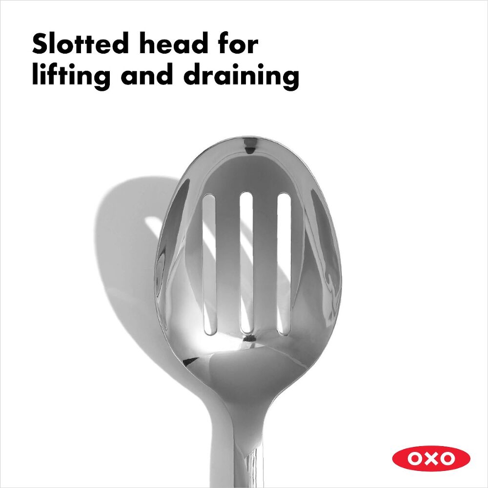 Stainless Steel Slotted Spoon F8