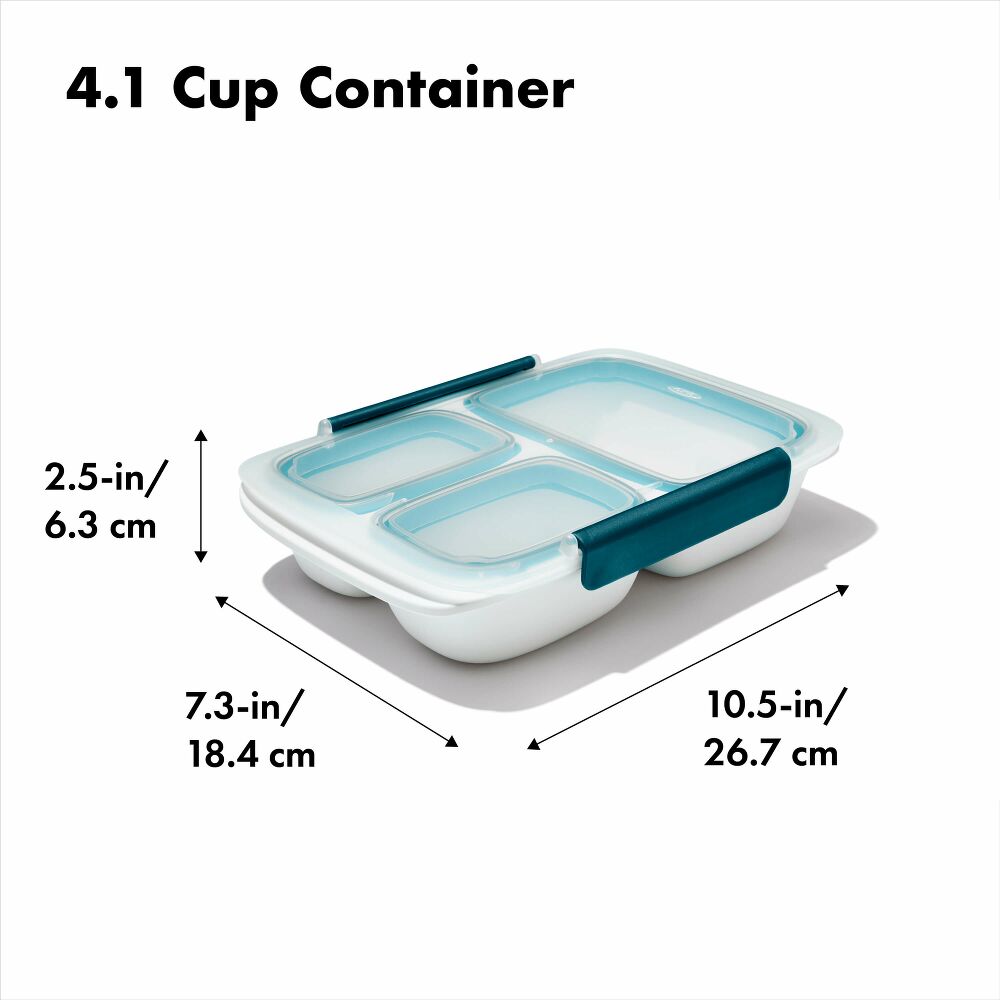 Prep & Go 4.1-Cup Divided Container P0