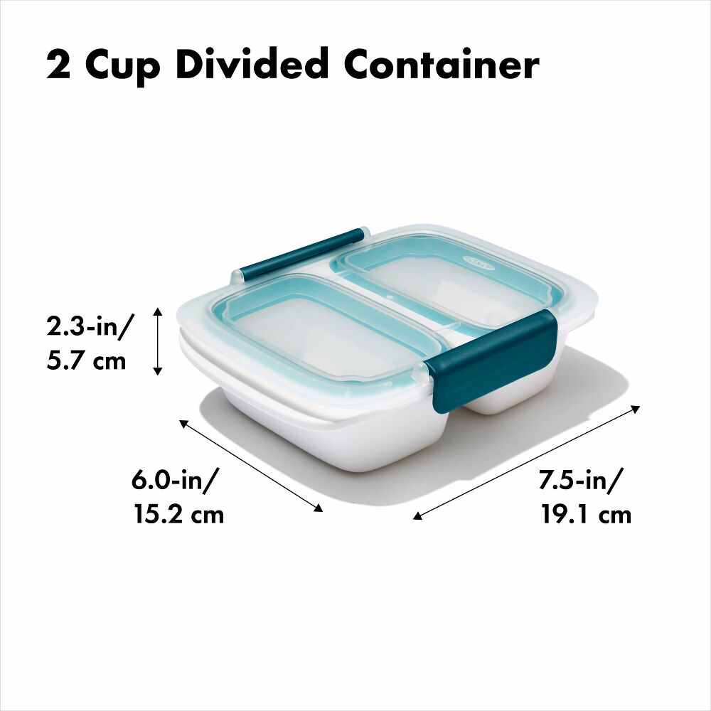 Prep & Go 2-Cup Divided Container F7