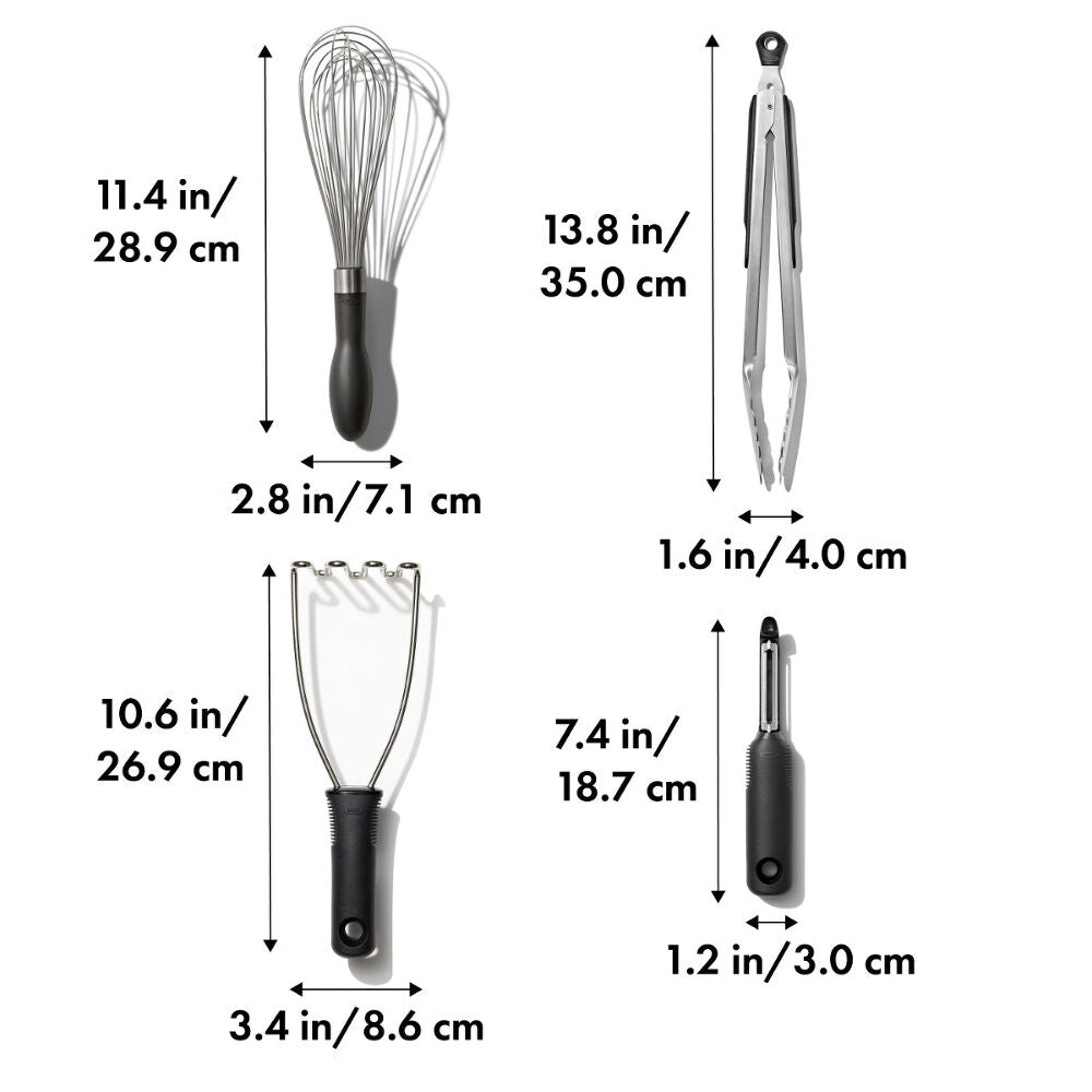 4 Piece Essential Kitchen Tool Set X7