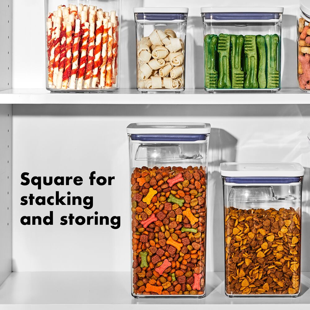 OXO Good Grips Pet POP Container – 4.4 Qt/4.2 L with Scoop D4