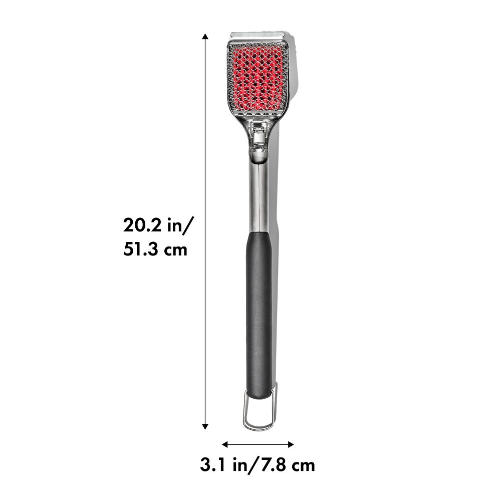 Coiled Grill Brush With Replaceable Head S9