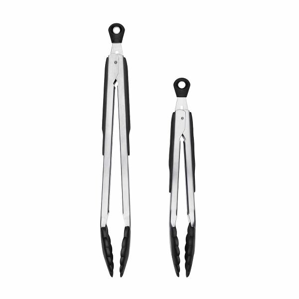 2-Piece Tongs with Nylon Heads Set V7