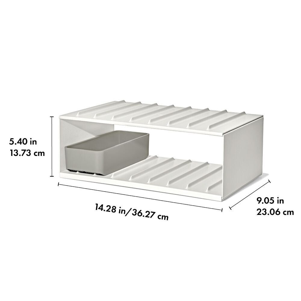 Water Bottle Organizer with Accessory Bin F6