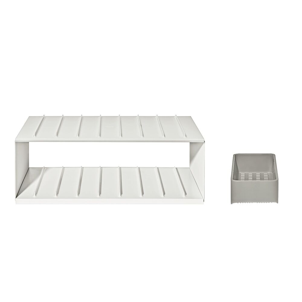 Water Bottle Organizer with Accessory Bin F6