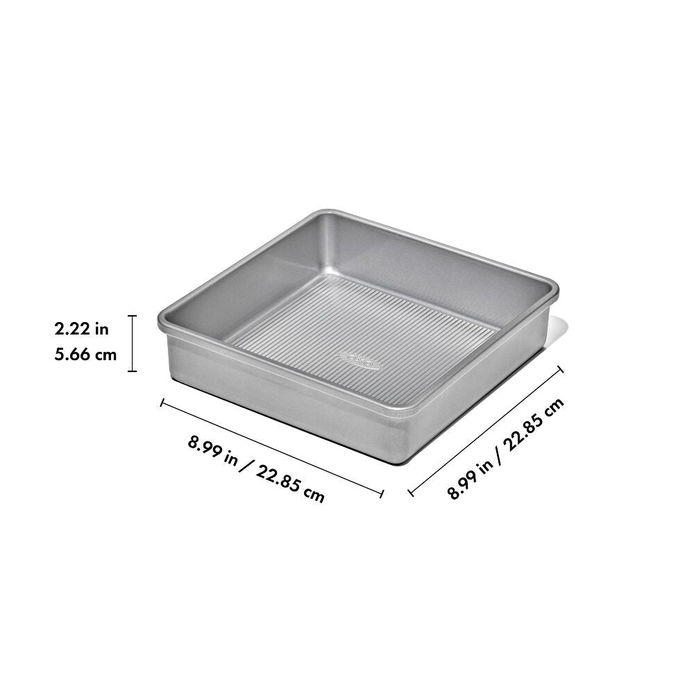 Nonstick Pro Clear Coated 9 In Square Cake Pan U0