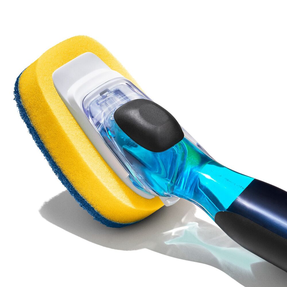 Soap Dispensing Dish Scrub P6