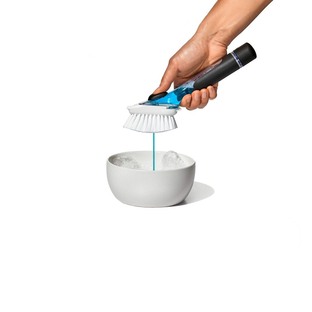 Soap Dispensing Dish Brush Storage Set K6