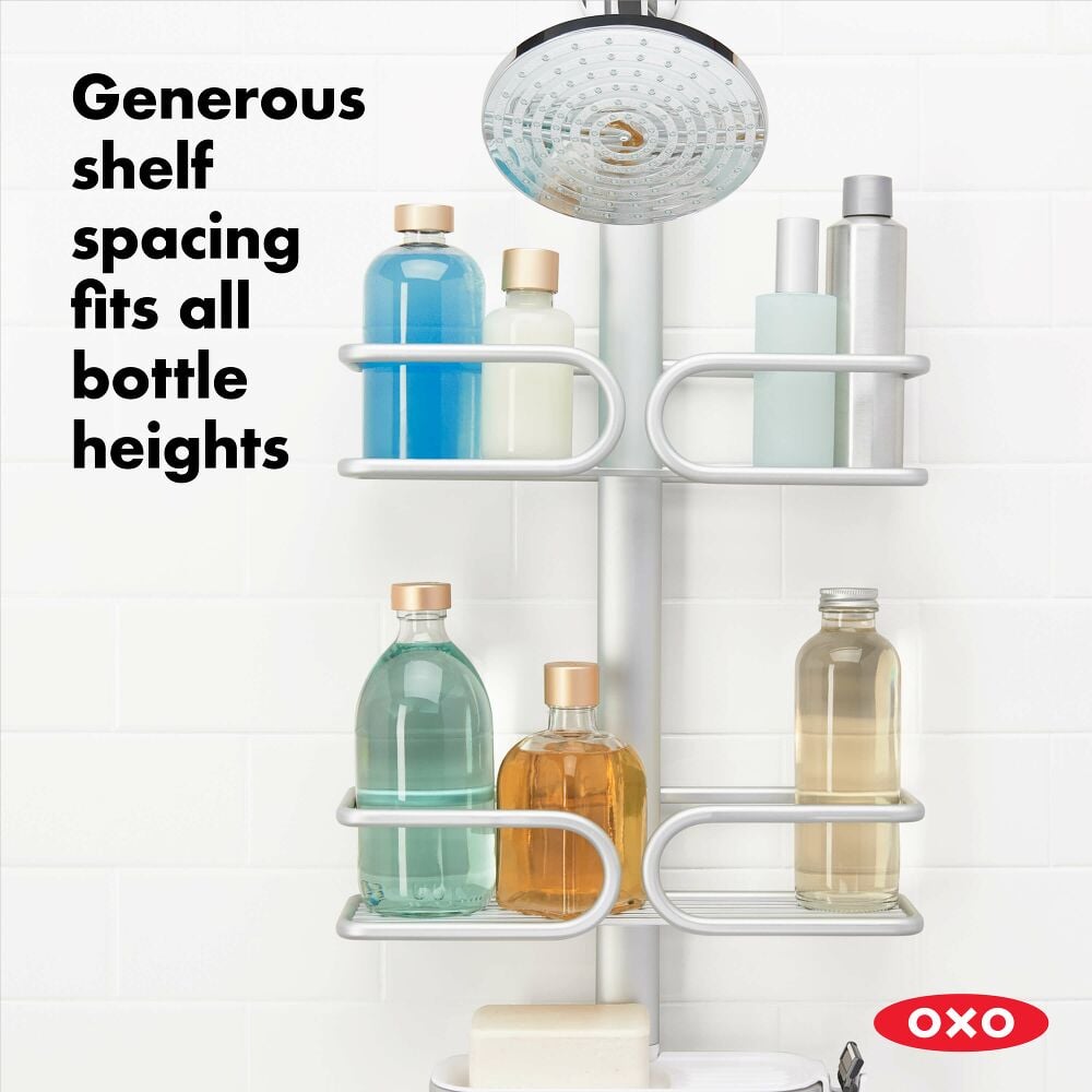 Aluminum 3-Tier Shower Caddy C5