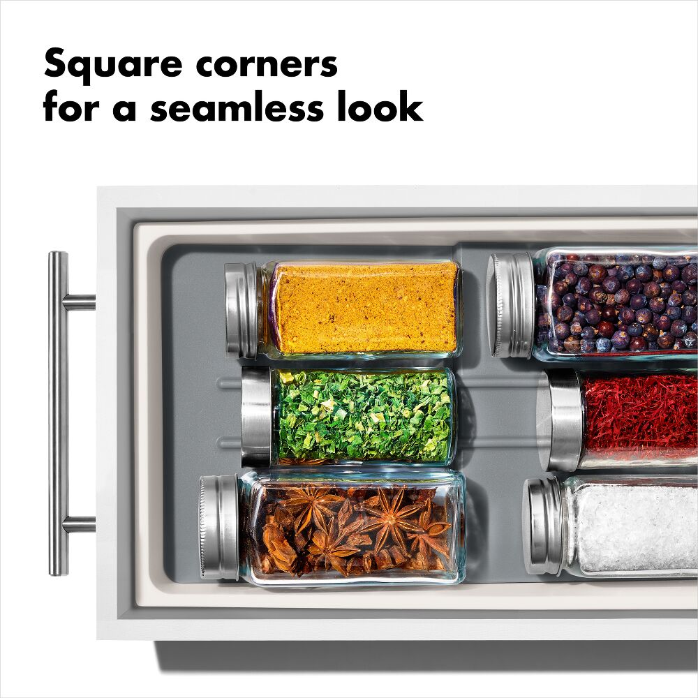 Compact Spice Drawer Organizer F6