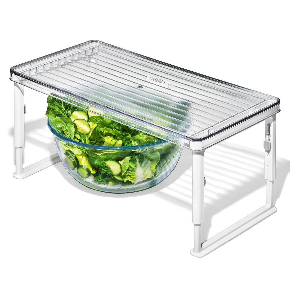 Adjustable Refrigerator Shelf Riser B4