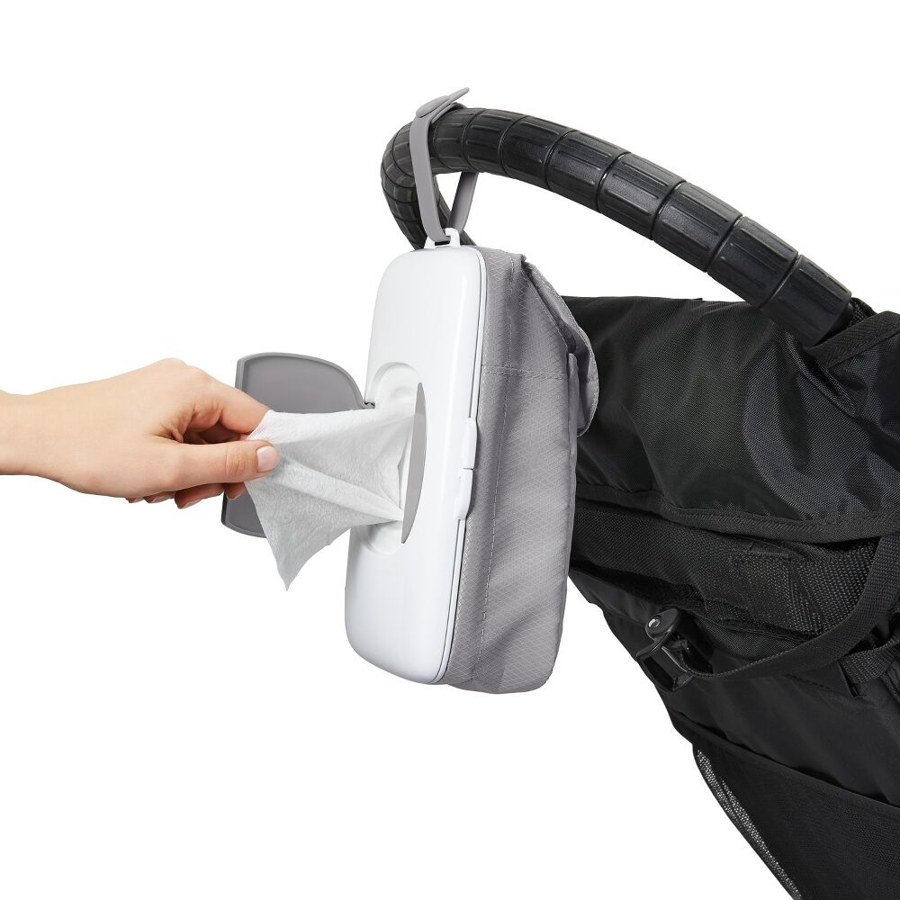 On-the-Go Wipes Dispenser with Diaper Pouch O7