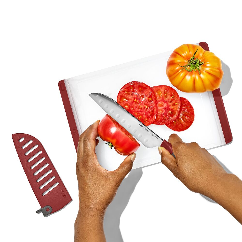 OXO Outdoor 5.5in Santoku Knife with Locking Sheath W4