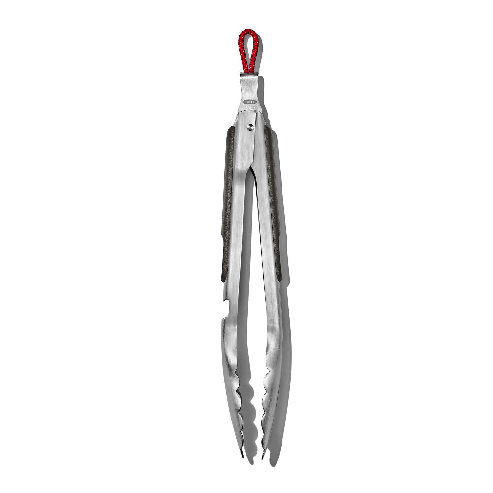 OXO Outdoor 10.5in Camp Stove Tongs with Bottle Opener C5