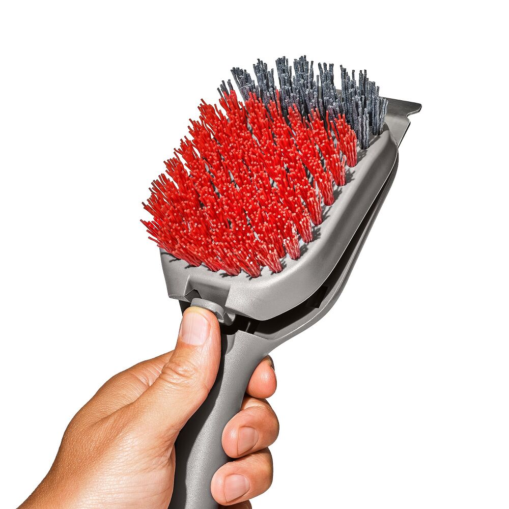 Outdoor Nylon Grill Brush Set of 2 Replacement Heads A0