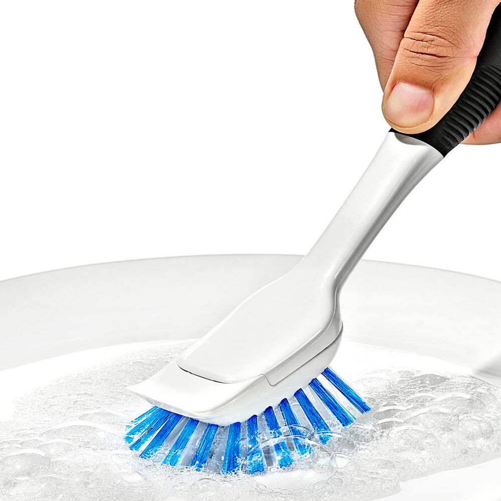 Nylon Bristle Dish Brush with Refills T1