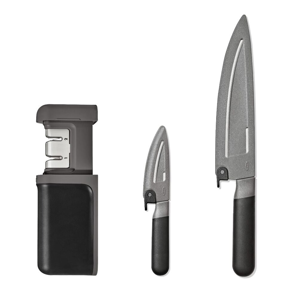 3-Piece Knife & Sharpener Set O9